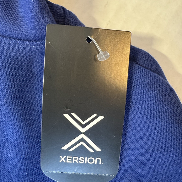 Xersion XLT Big & Tall French Terry Hoodie Blue Depth Soft Touch NWT Streetwear - Picture 9 of 13